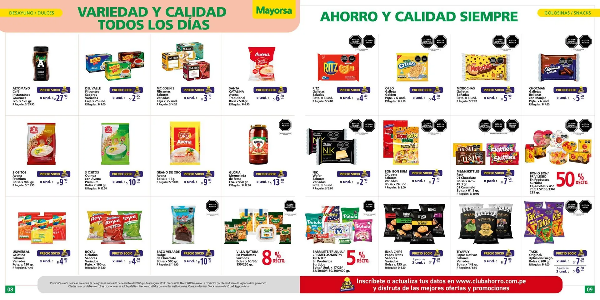 Catalogo de Catálogo Mayorsa 27 de agosto al 9 de setiembre 2025 - Pag 5