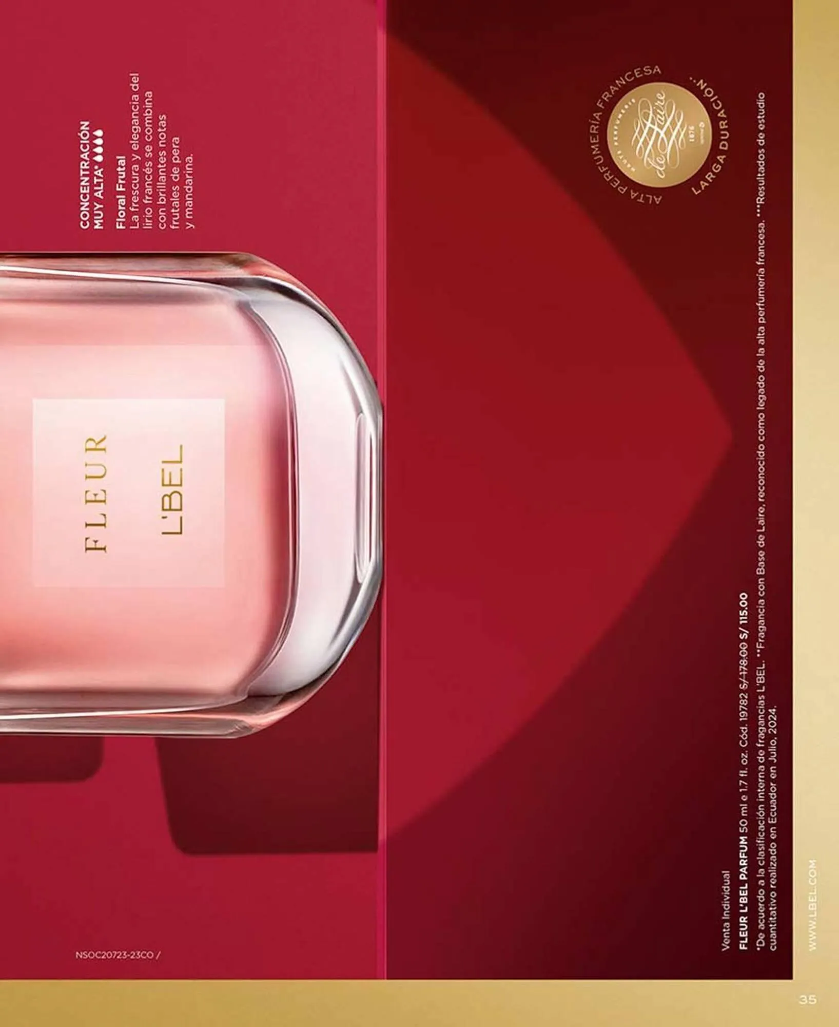 Catalogo de Catálogo L'Bel 8 de enero al 1 de marzo 2025 - Pag 35