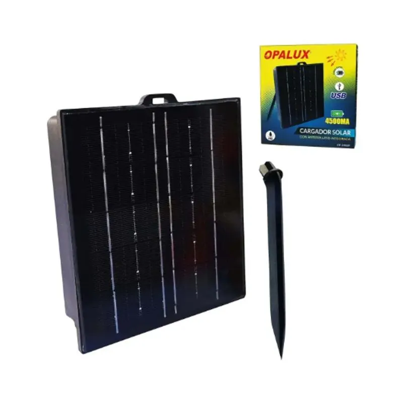 Cargador Solar con Baterías de Litio Integrada OP-SD60P OPALUX
