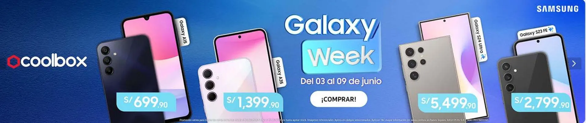Catalogo de Galaxy Week 3 de junio al 9 de junio 2024 - Pag 1