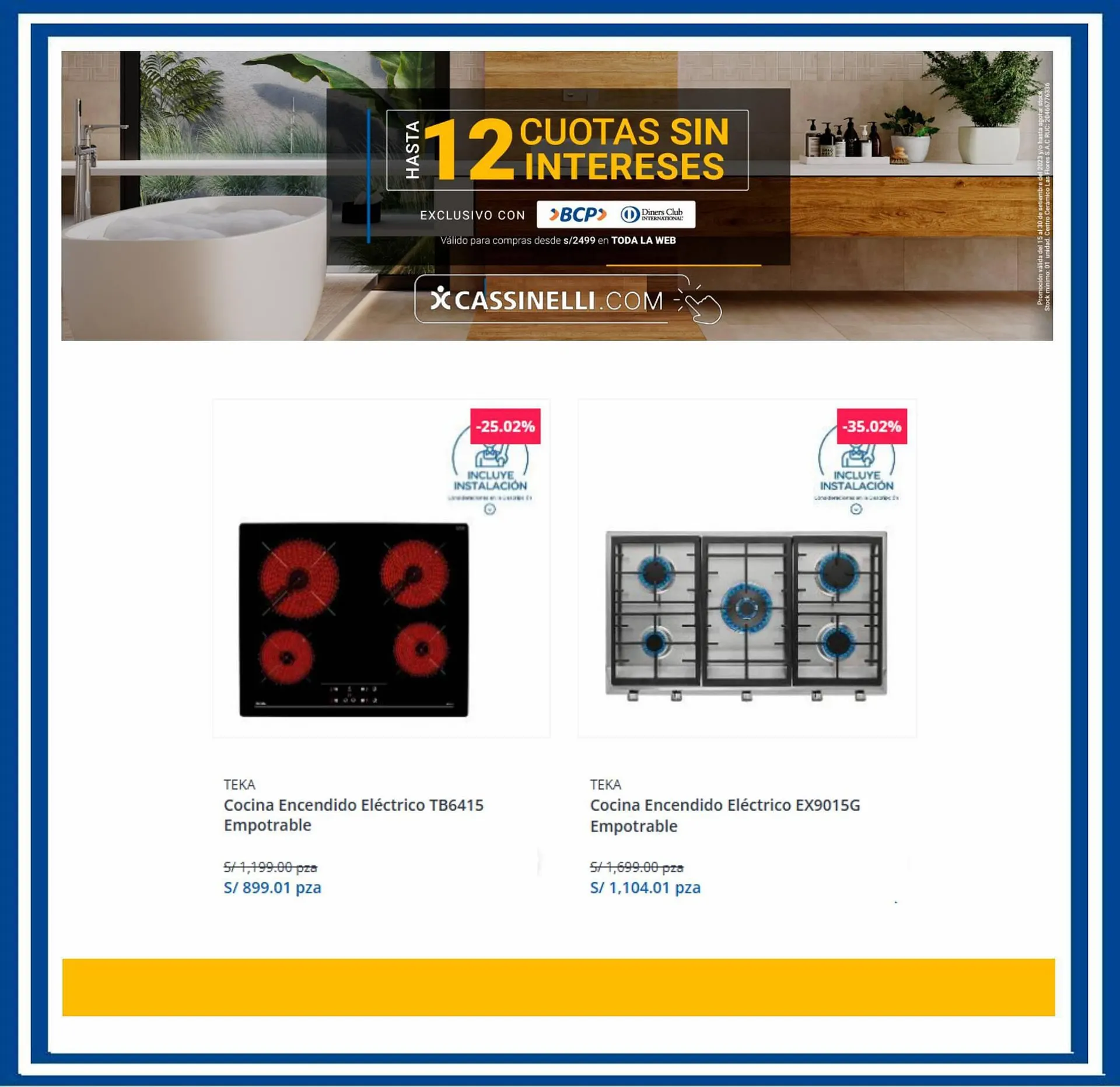 Catalogo de Catálogo Cassinelli 26 de setiembre al 4 de octubre 2023 - Pag 4