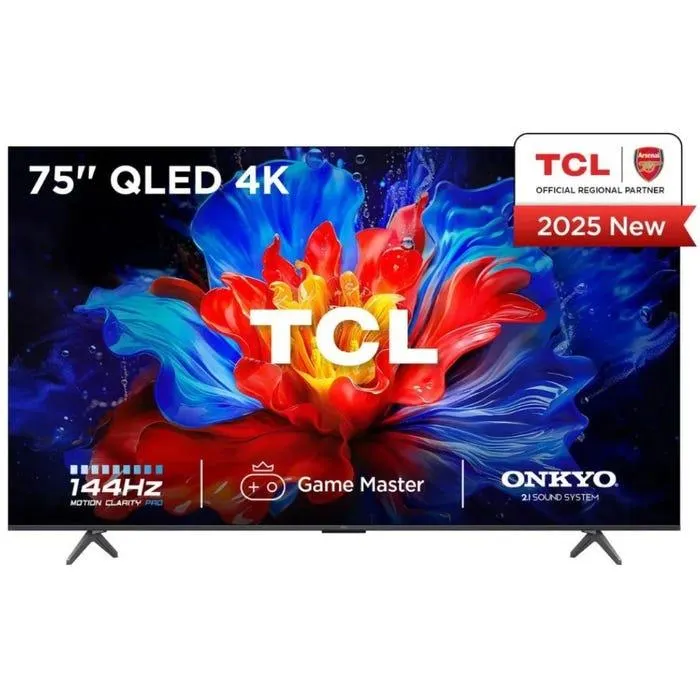 TV TCL 75" QLED 4K Ultra HD Smart TV 75P8K