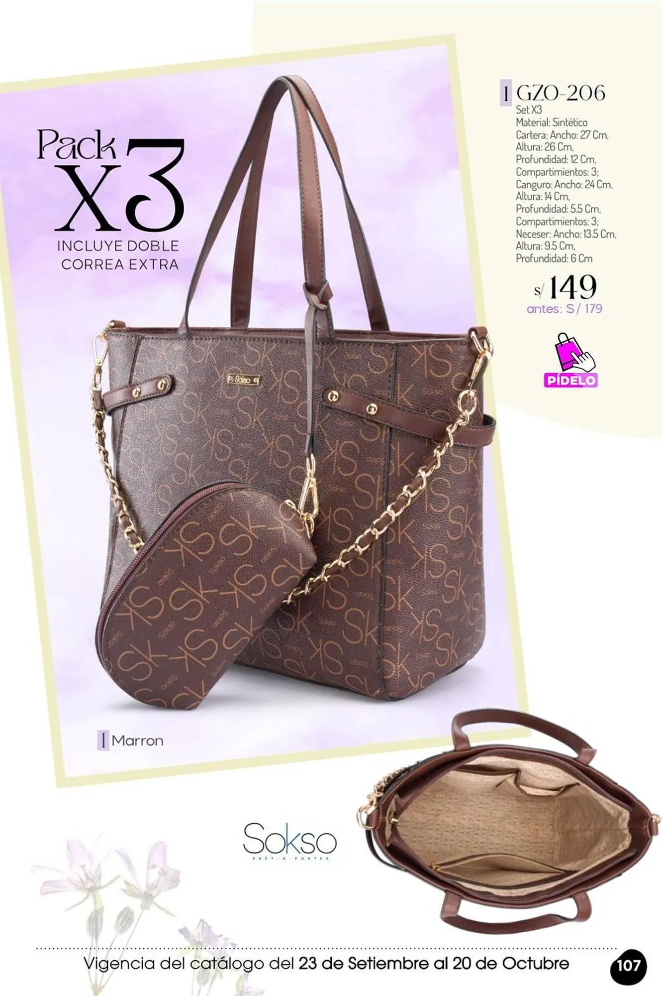 Catalogo de Catálogo Sokso 23 de setiembre al 20 de octubre 2024 - Pag 107