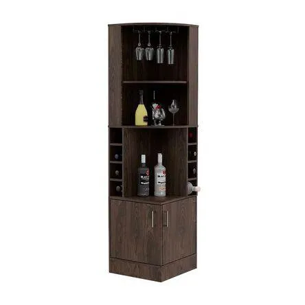 Bar esquinero Kava Beijing/syrah color Madera Tuhome