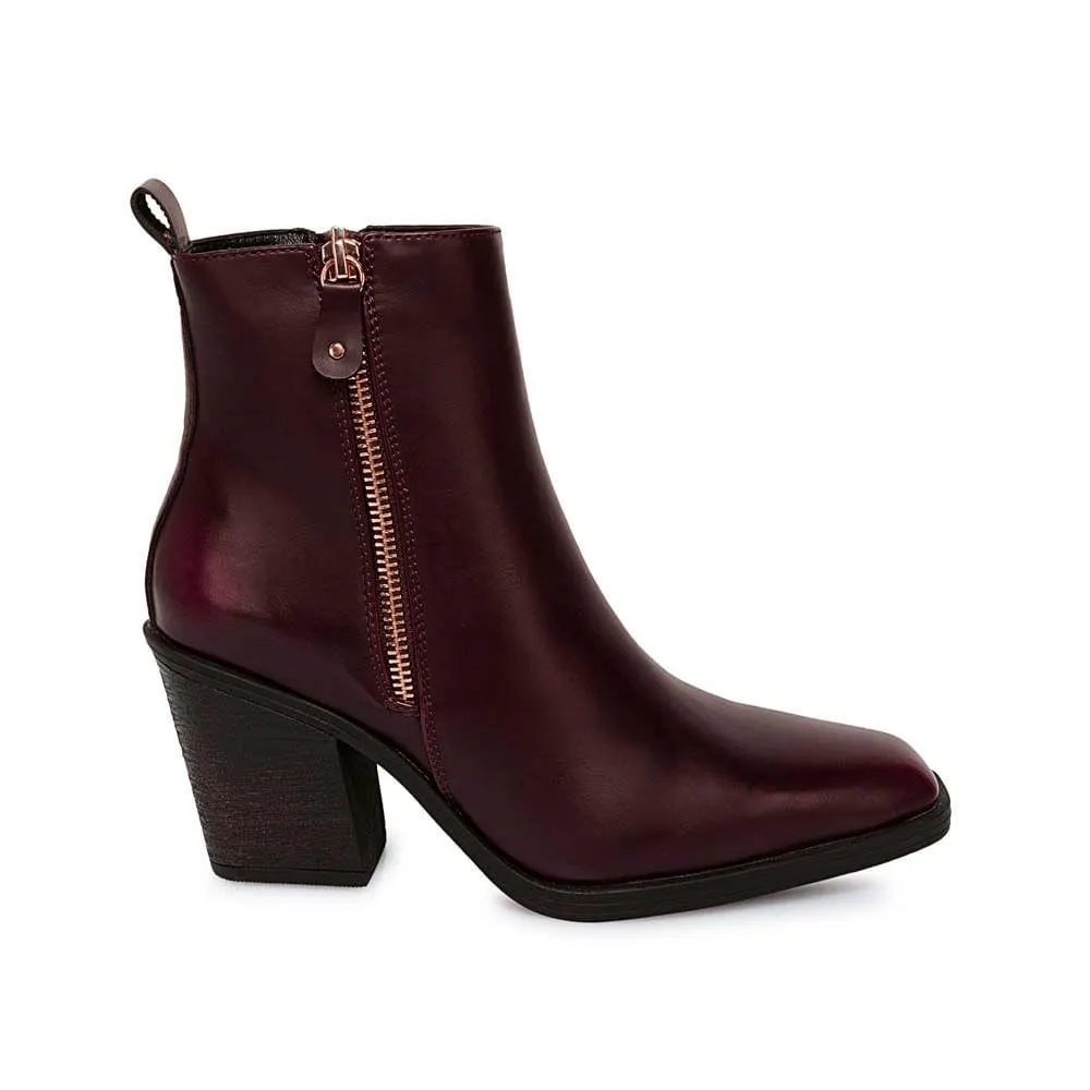 Botín Casual DAVI-2510 Cherry ADV