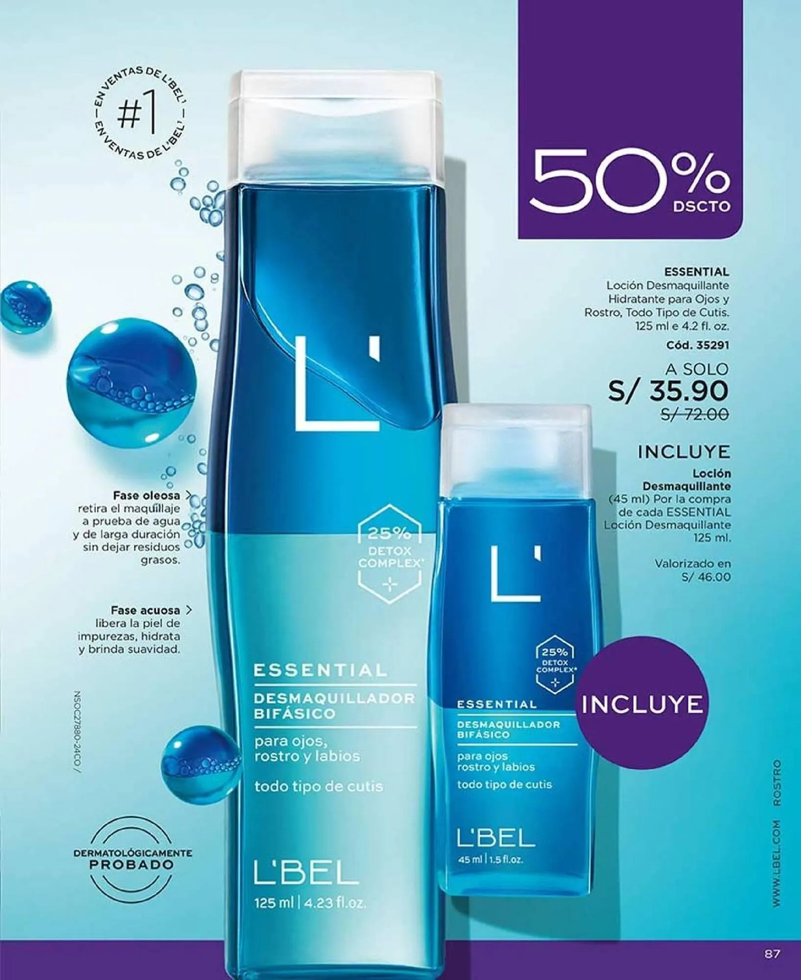 Catalogo de Catálogo L'Bel 17 de setiembre al 31 de octubre 2025 - Pag 87