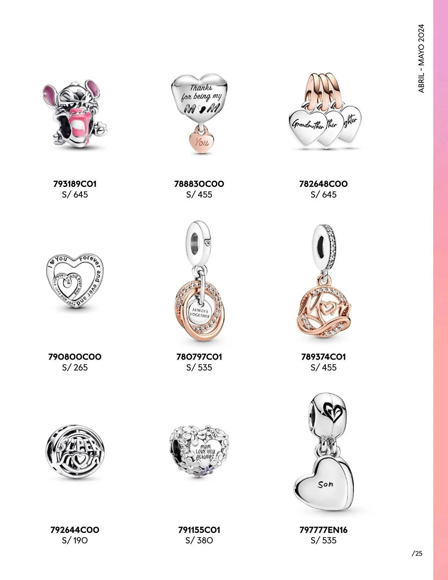 Catalogo de Catálogo Pandora 29 de abril al 31 de mayo 2024 - Pag 25
