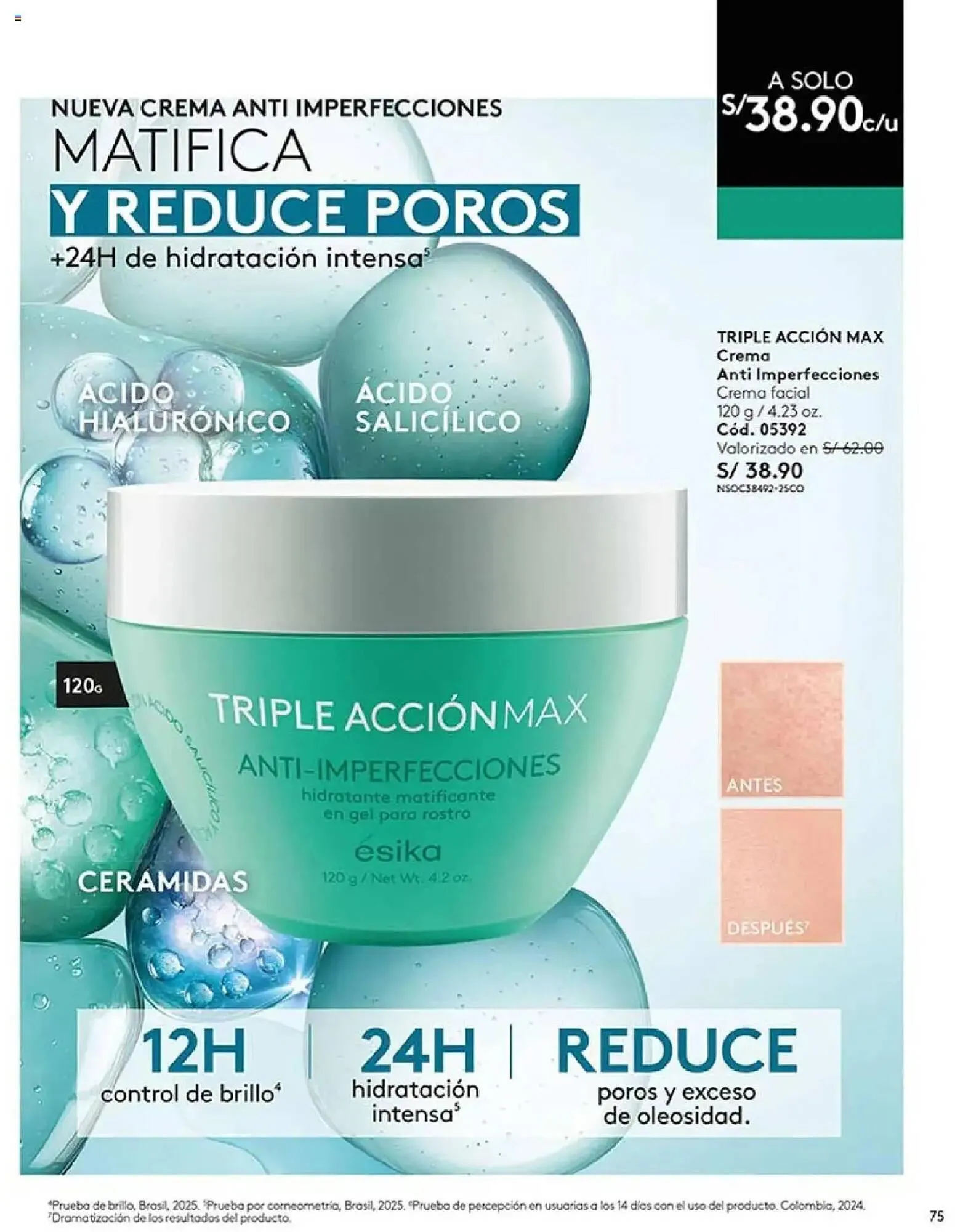 Catalogo de Catálogo Ésika 25 de setiembre al 6 de noviembre 2025 - Pag 75