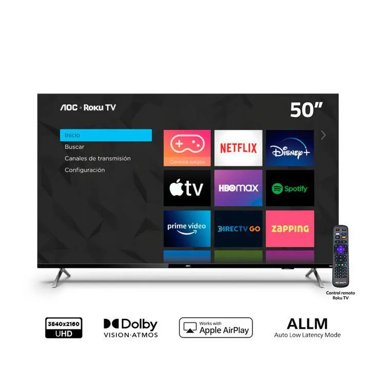 Tv Led AOC Uhd Roku 50P