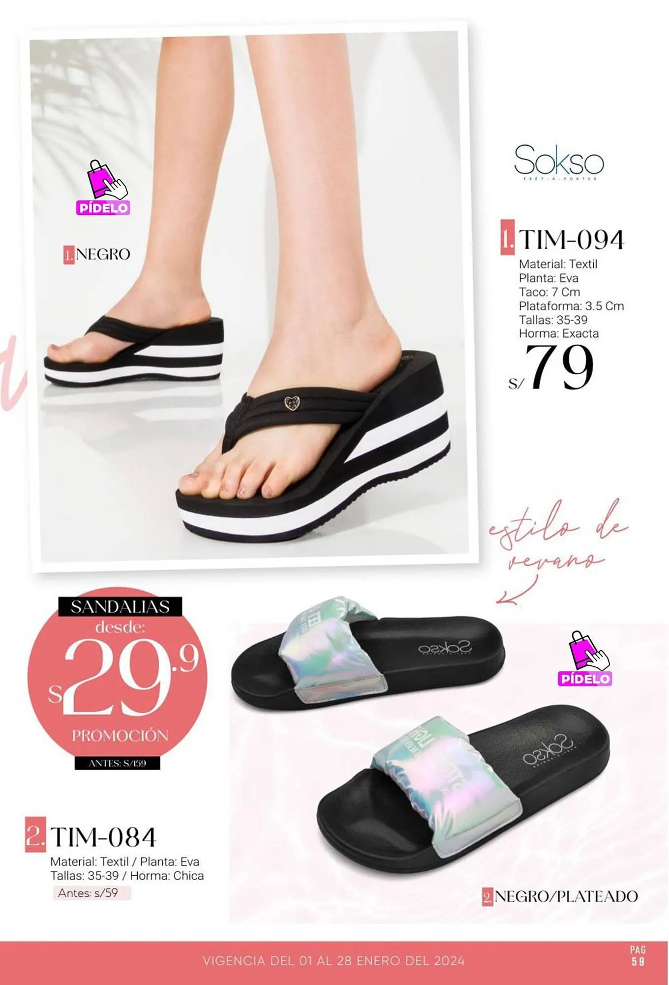 Catalogo de Catálogo Sokso 1 de enero al 28 de enero 2024 - Pag 59