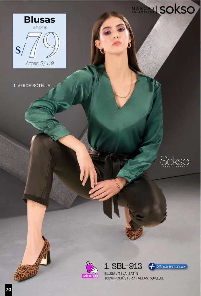 Catalogo de SOKSO TEXTIL & ACCESORIOS  24 de junio al 28 de julio 2024 - Pag 70