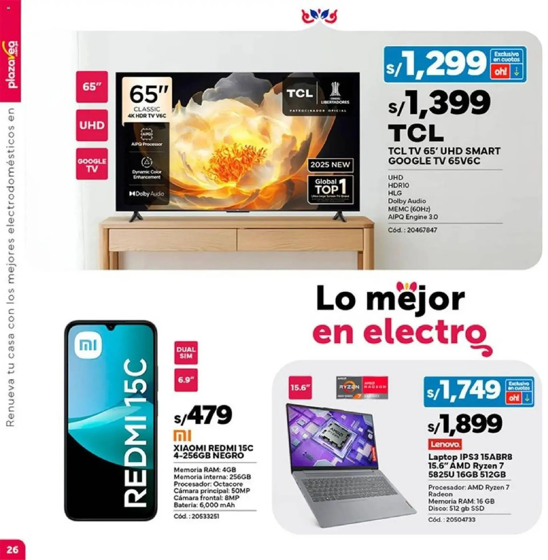 Catalogo de Catálogo Plaza Vea 1 de diciembre al 15 de diciembre 2025 - Pag 26