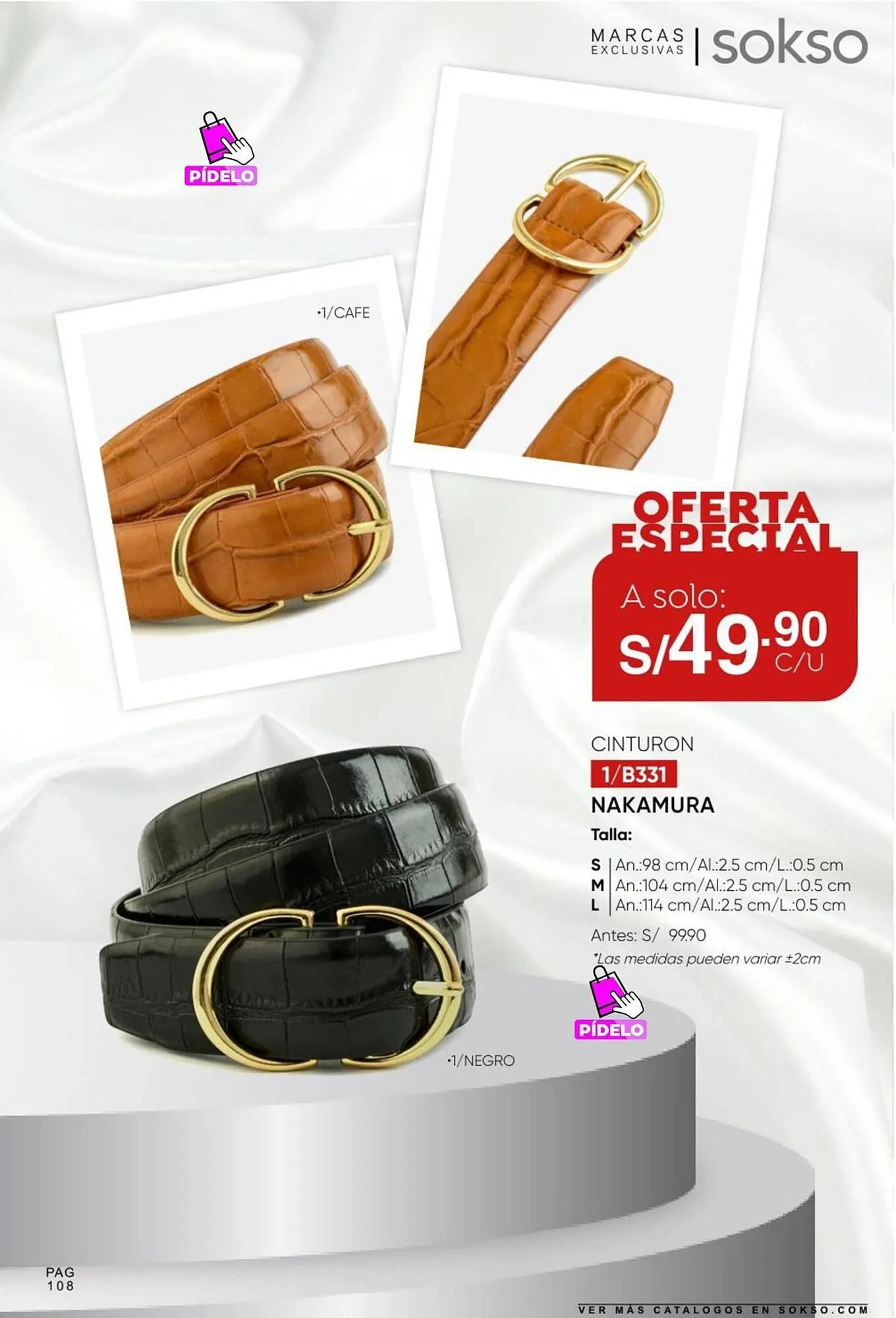 Catalogo de Catálogo Sokso 14 de julio al 3 de agosto 2025 - Pag 108