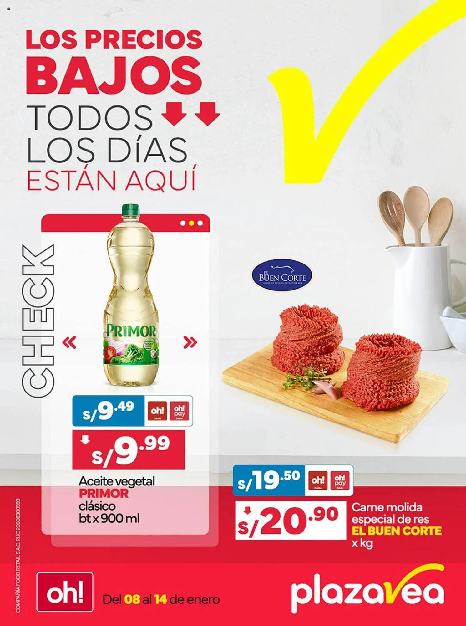 Catalogo de Catálogo Plaza Vea 8 de enero al 14 de enero 2024 - Pag 1