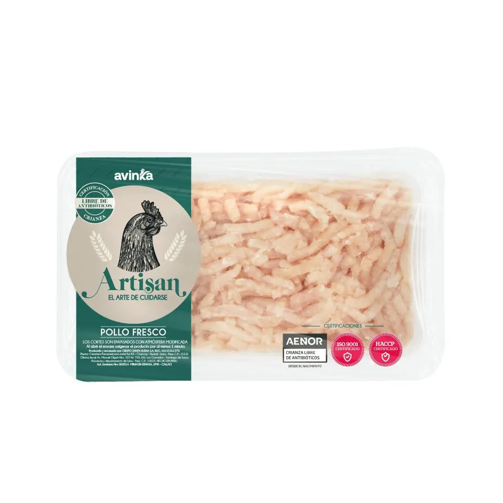 Carne molida de pollo Artisan x 400 gr.