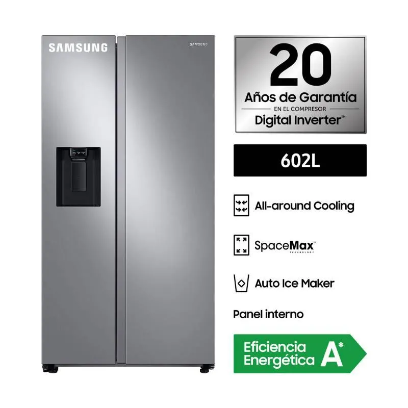 Refrigeradora SBS 602L RS60T5200S9/PE