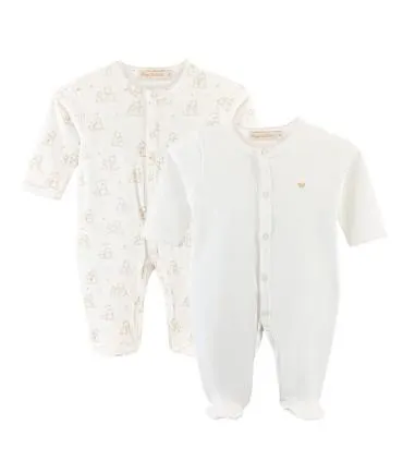 Pack de 2 Enterizos 100% Algodón Pima | Colección Dreamy Bear