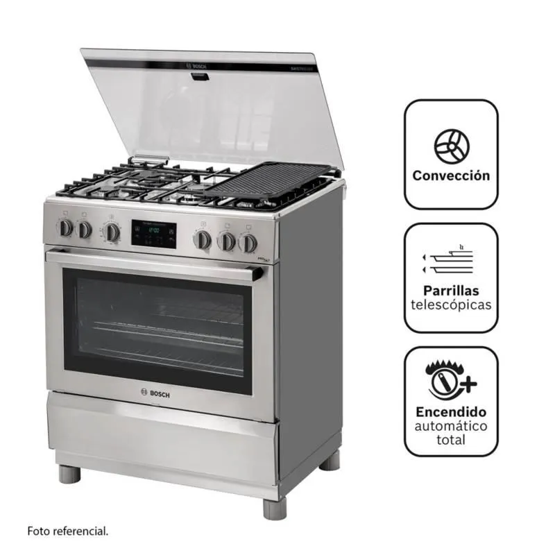 Cocina A Gas Bosch Pro 567 Max
