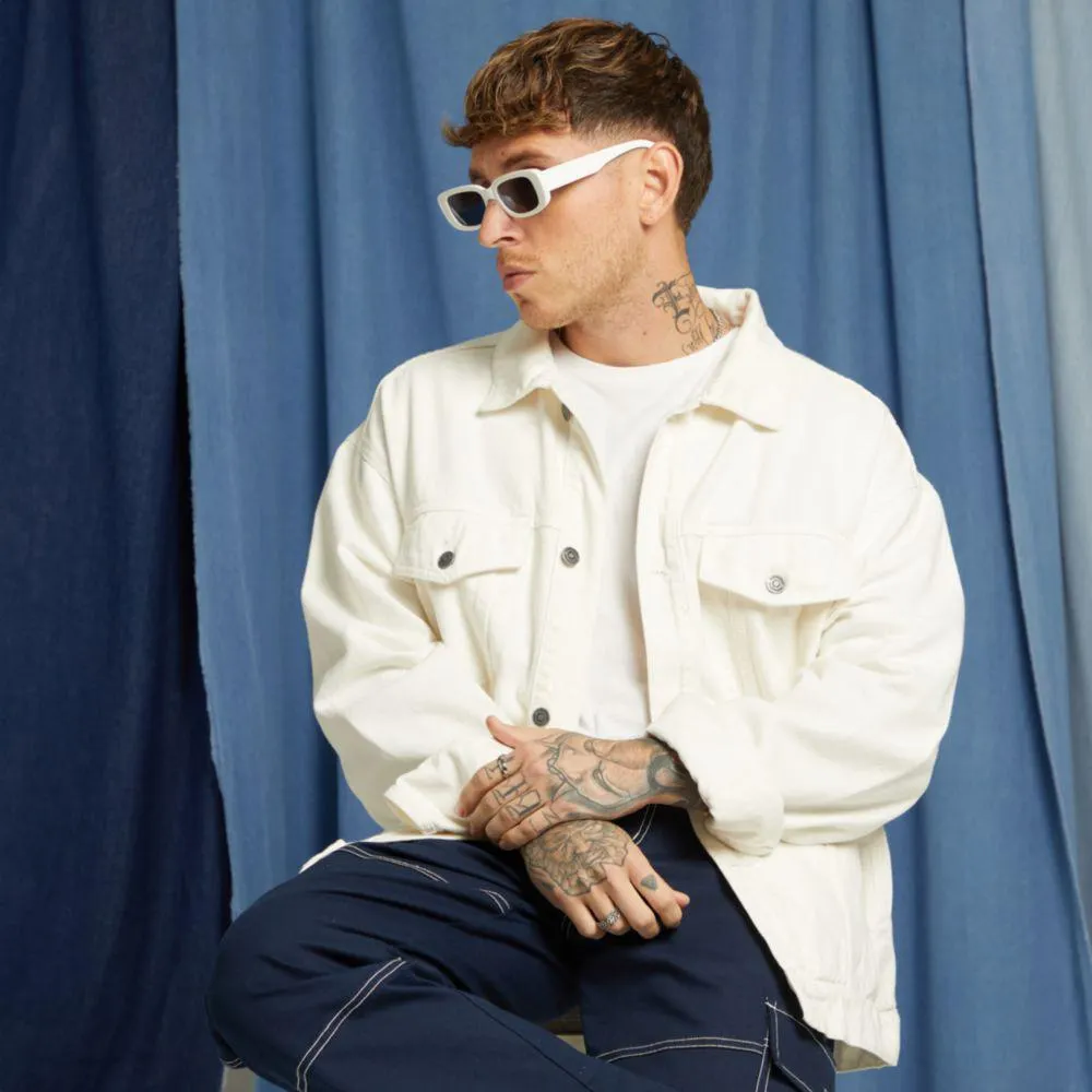 Casaca Hypnotic Drill Ecru Hombre