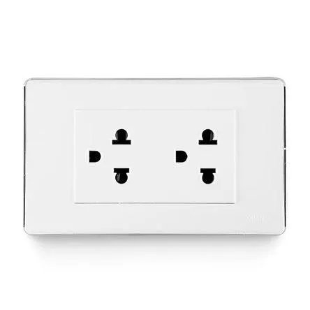 Tomacorriente Universal Doble L/T Deco Orange