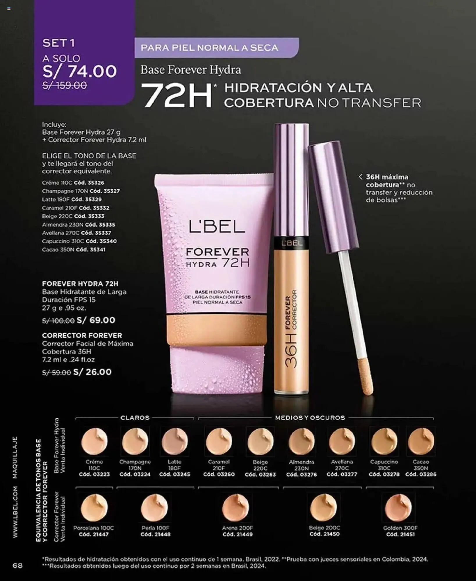 Catalogo de Catálogo L'Bel 3 de febrero al 19 de febrero 2025 - Pag 68