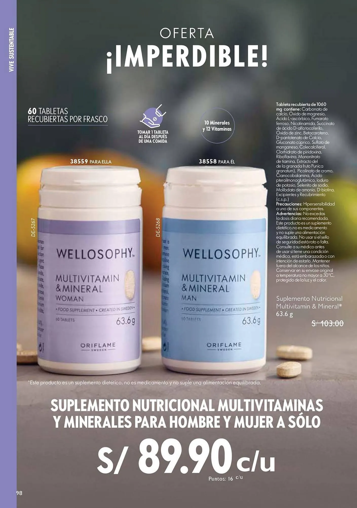 Catalogo de Catálogo Oriflame 13 de setiembre al 3 de octubre 2025 - Pag 98