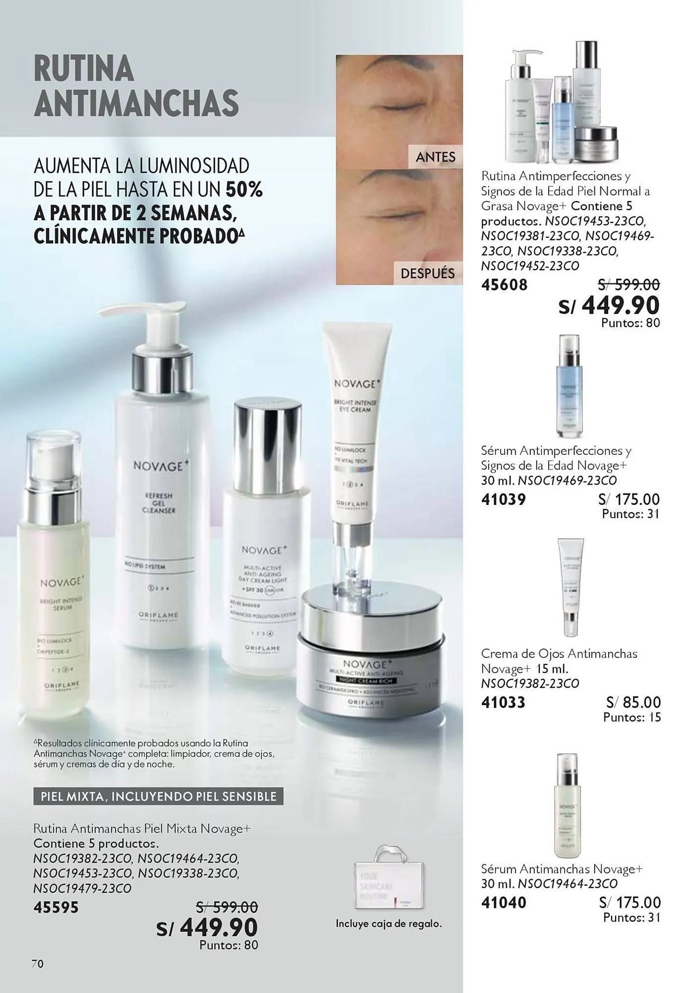 Catalogo de Catálogo Oriflame 13 de setiembre al 3 de octubre 2025 - Pag 70
