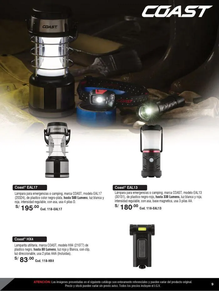 Catalogo de Linternas 9 de mayo al 31 de diciembre 2024 - Pag 9