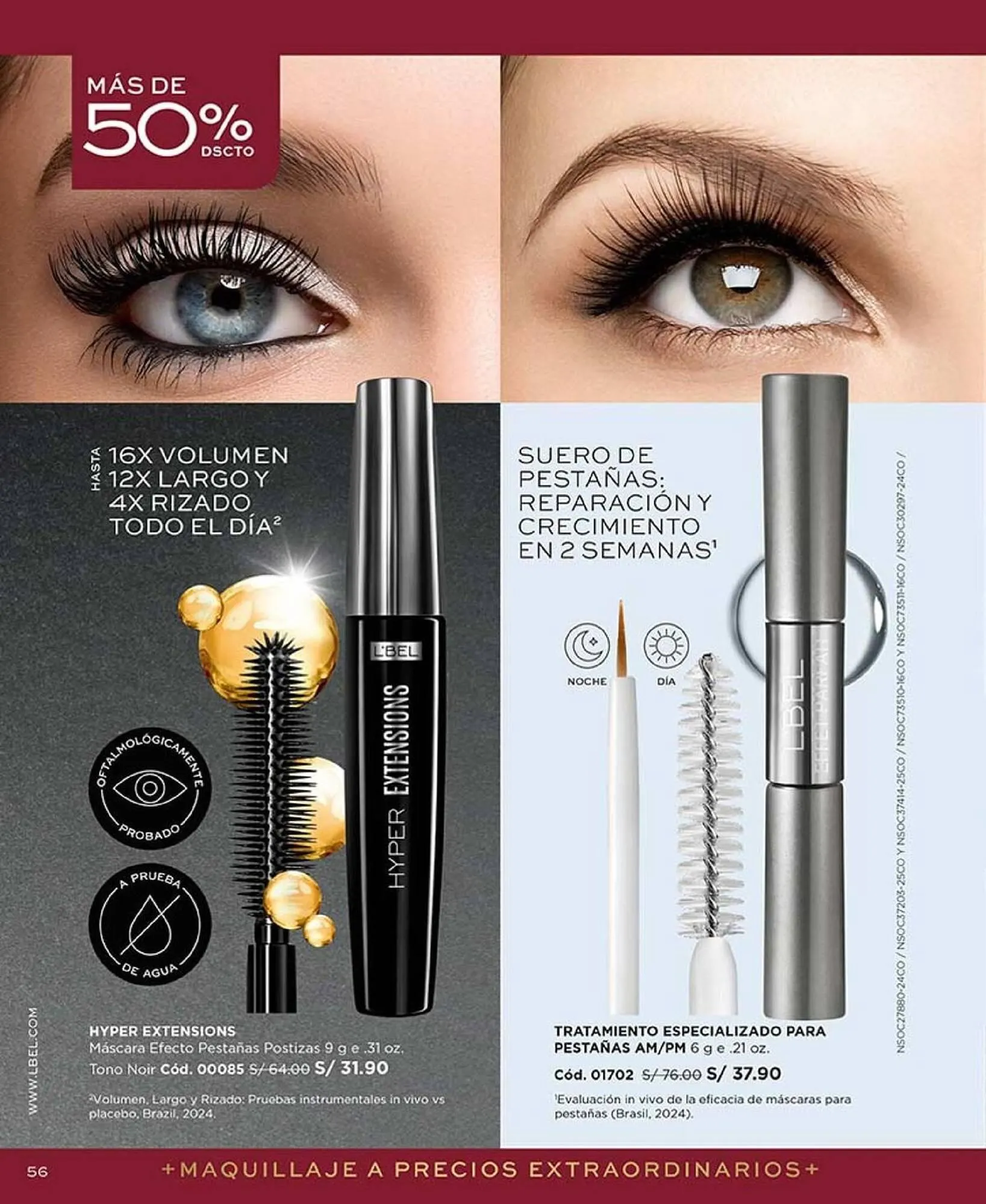 Catalogo de Catálogo L'Bel 17 de setiembre al 31 de octubre 2025 - Pag 56