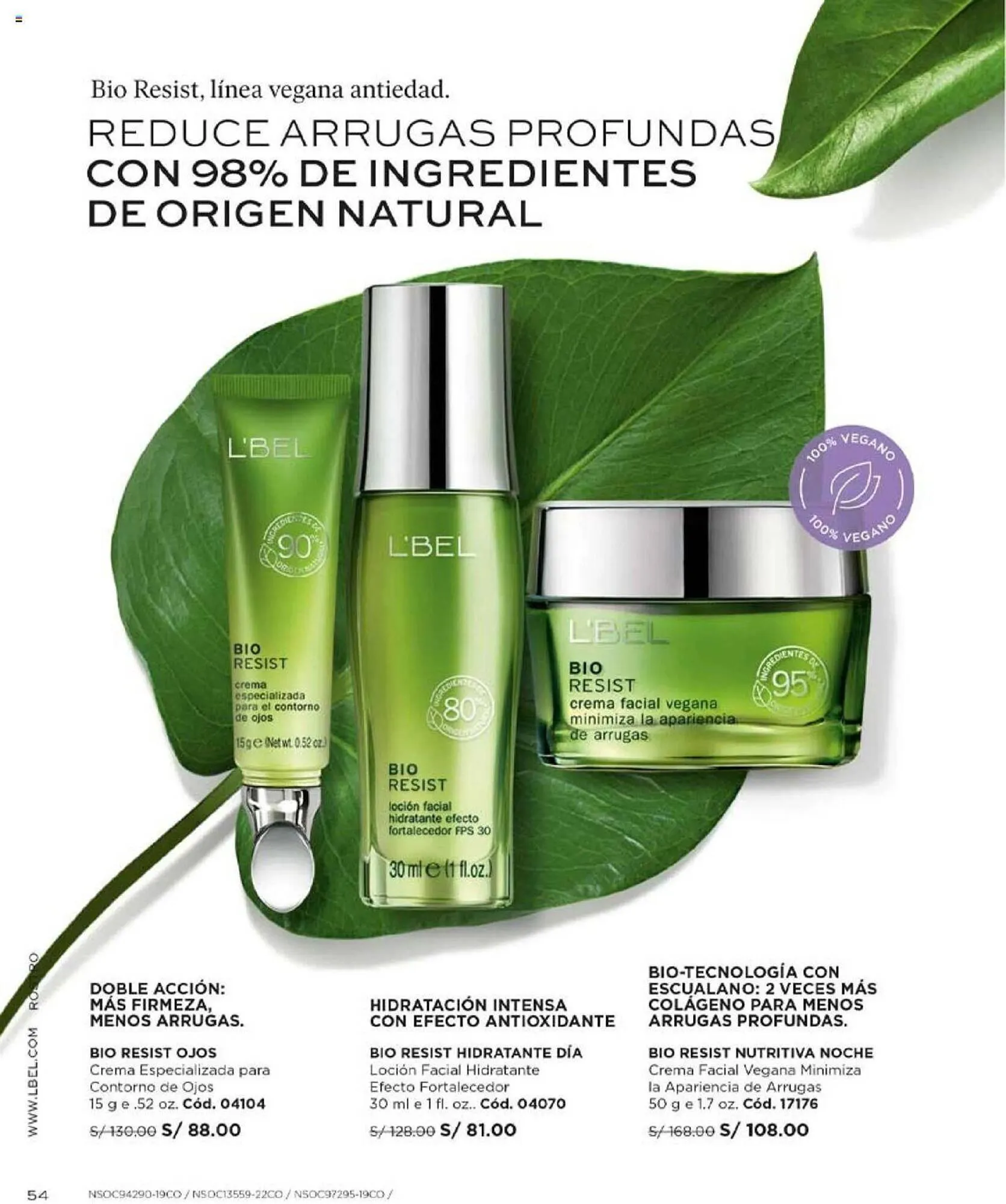 Catalogo de Catálogo L'Bel 28 de mayo al 17 de junio 2024 - Pag 54