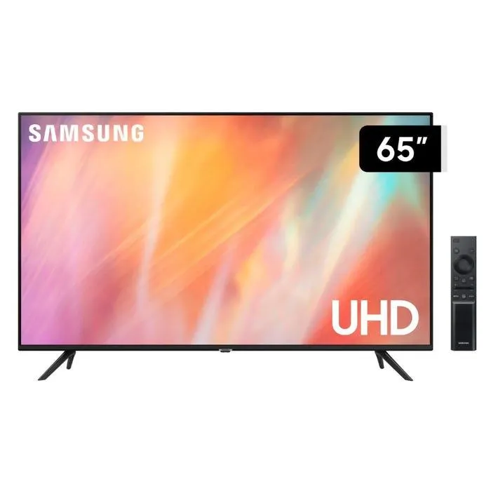 TV Samsung 65" UHD 4K Smart UN65AU7090GXPE