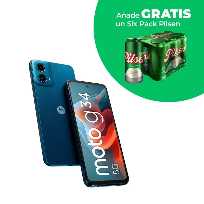 Smartphone Moto G34 8+256 5G Verde
