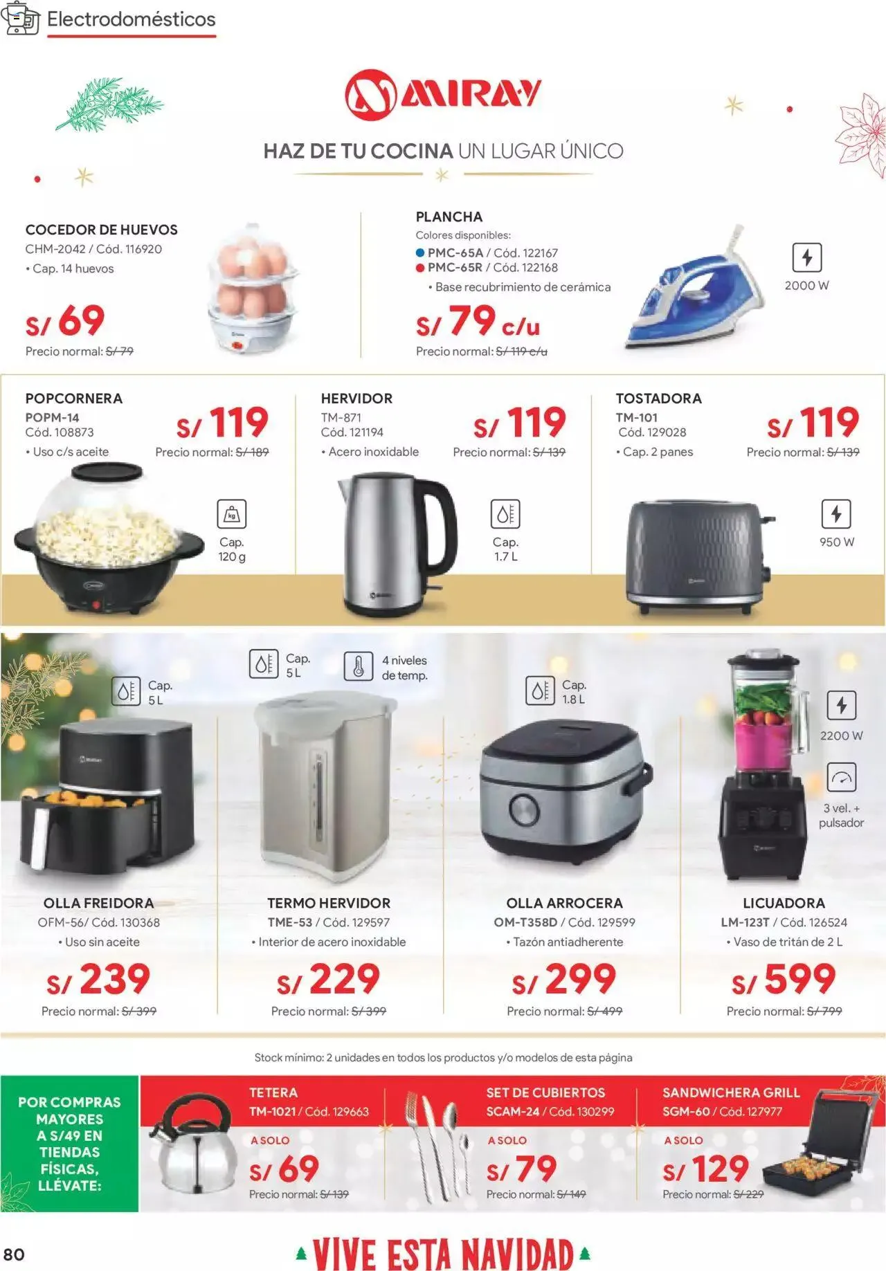 Catalogo de Catálogo Hiraoka 12 de diciembre al 31 de diciembre 2023 - Pag 80