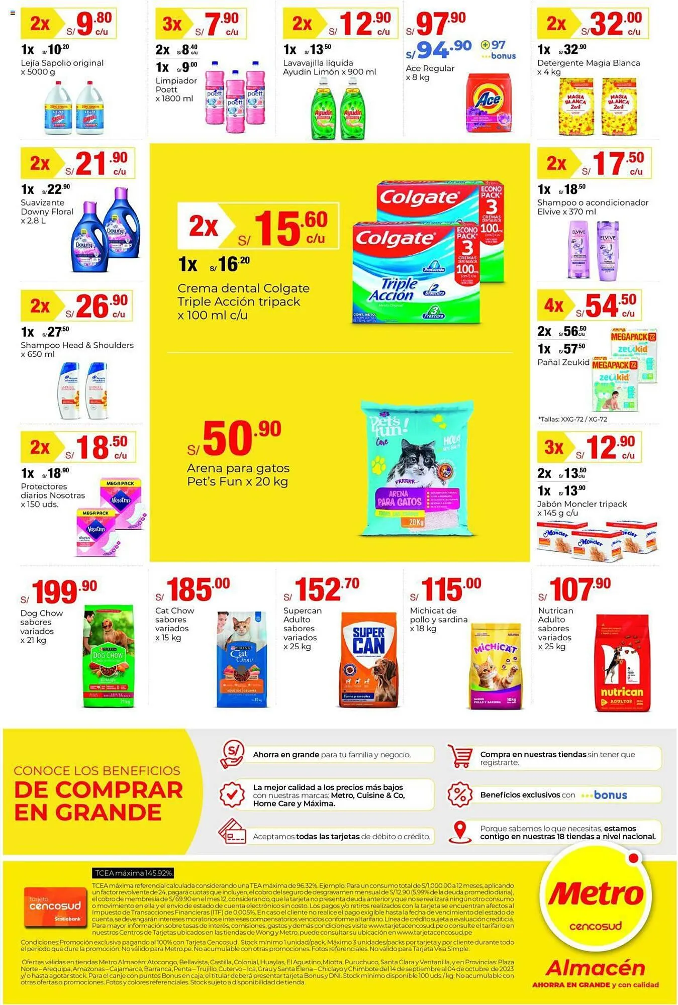 Catalogo de Catálogo Metro 14 de setiembre al 4 de octubre 2023 - Pag 4