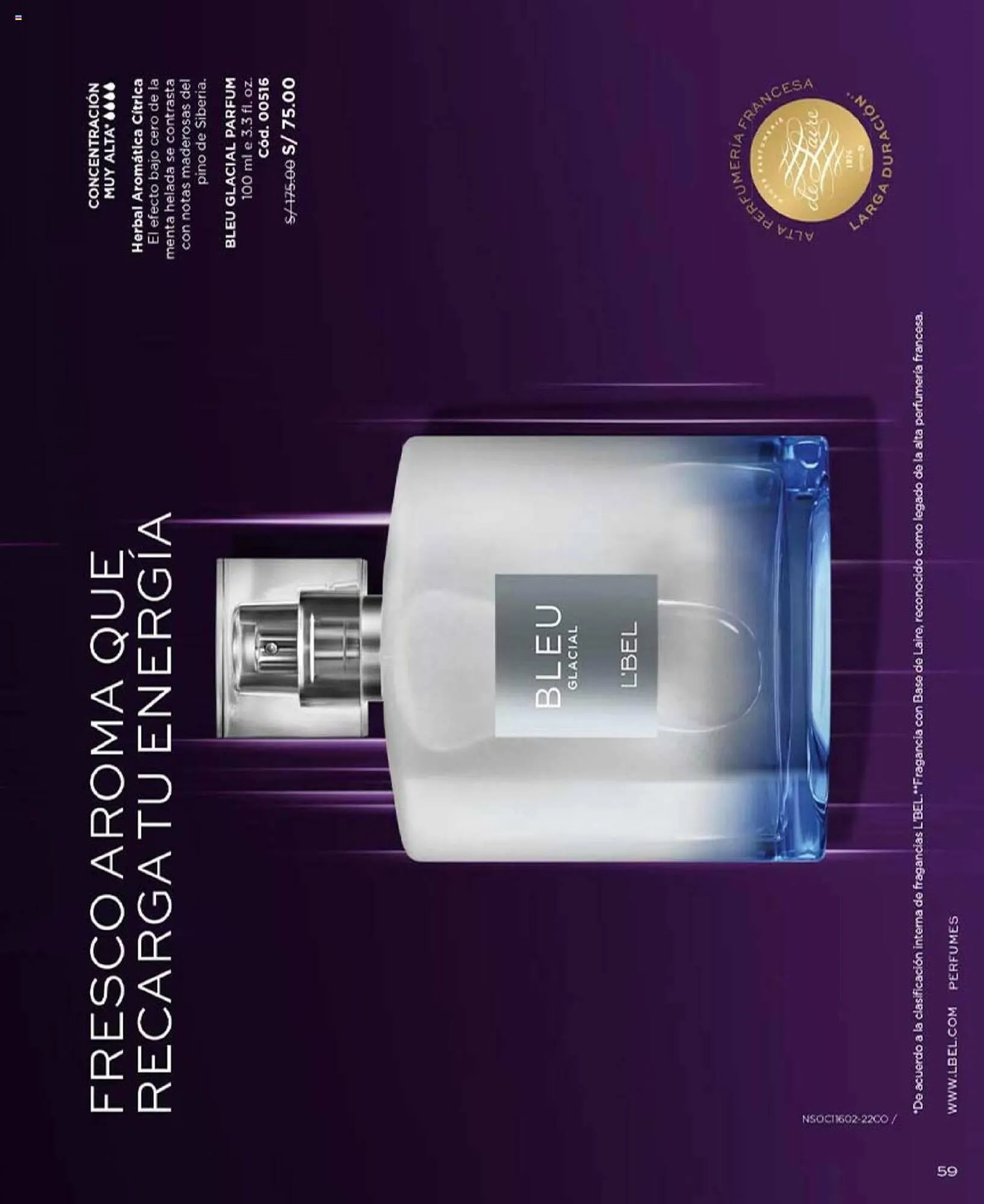 Catalogo de Catálogo L'Bel 17 de noviembre al 3 de diciembre 2024 - Pag 59