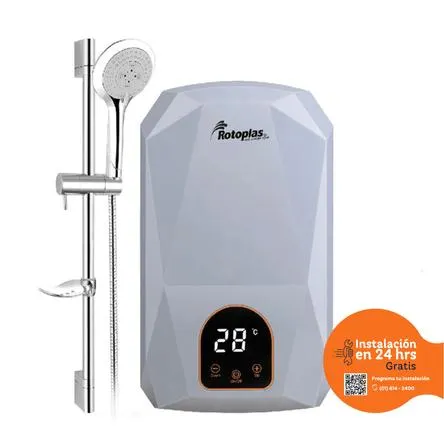 Rapiducha Eléctrica Rotoplas Supreme 5500W Gris