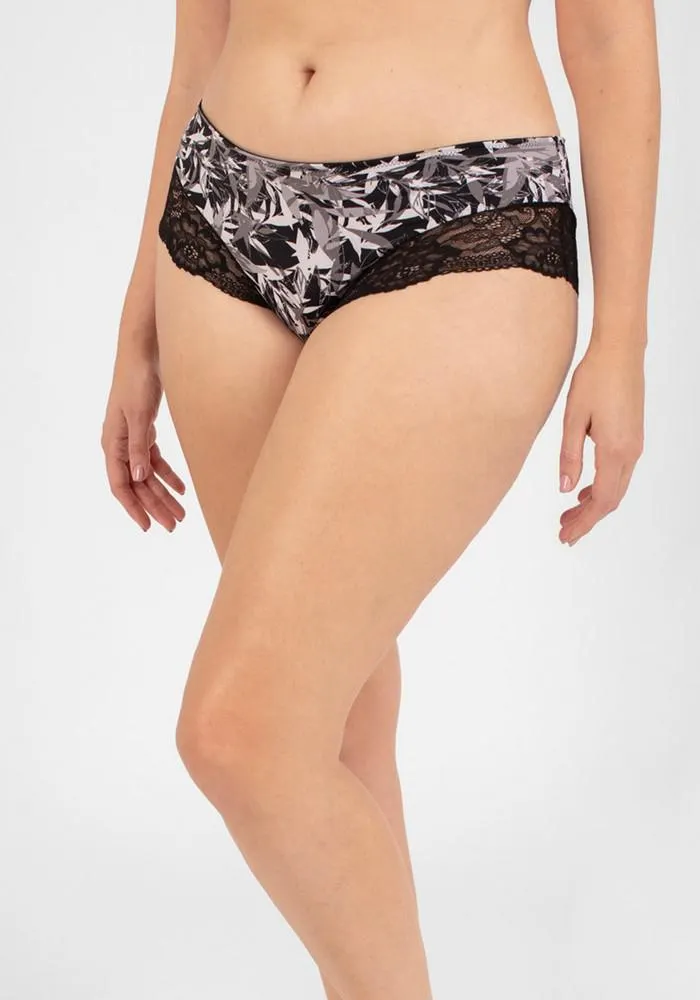 PANTALETA MUJER MICROFIBRA NEGRO - 14.8108