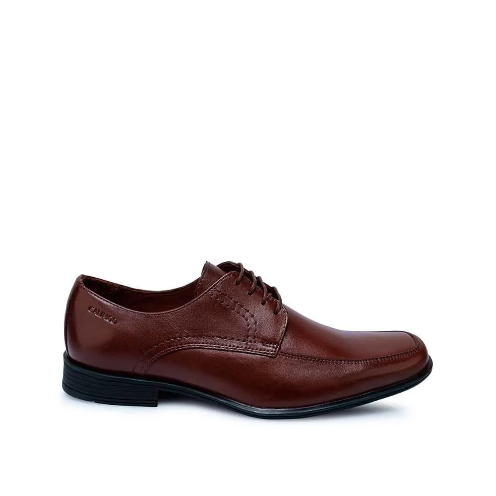 Zapato Derby Vestir VAR-001 Canela Calimod Cuero