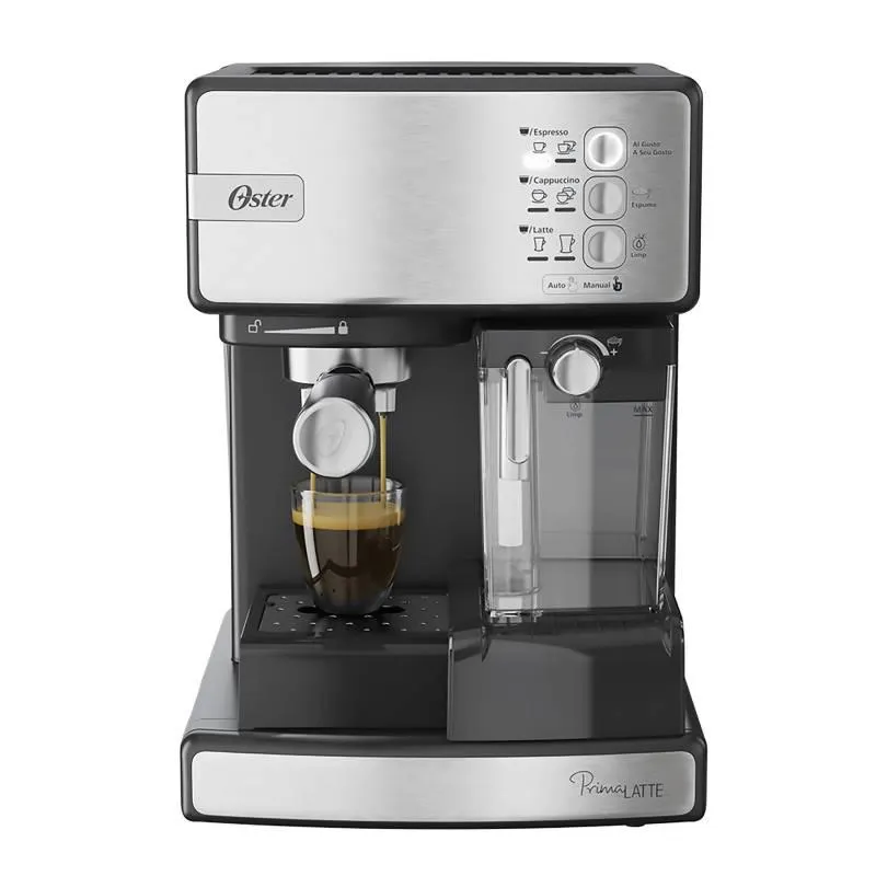 Cafetera de espresso Oster PrimaLatte¿ 15 bares BVSTEM6603SS