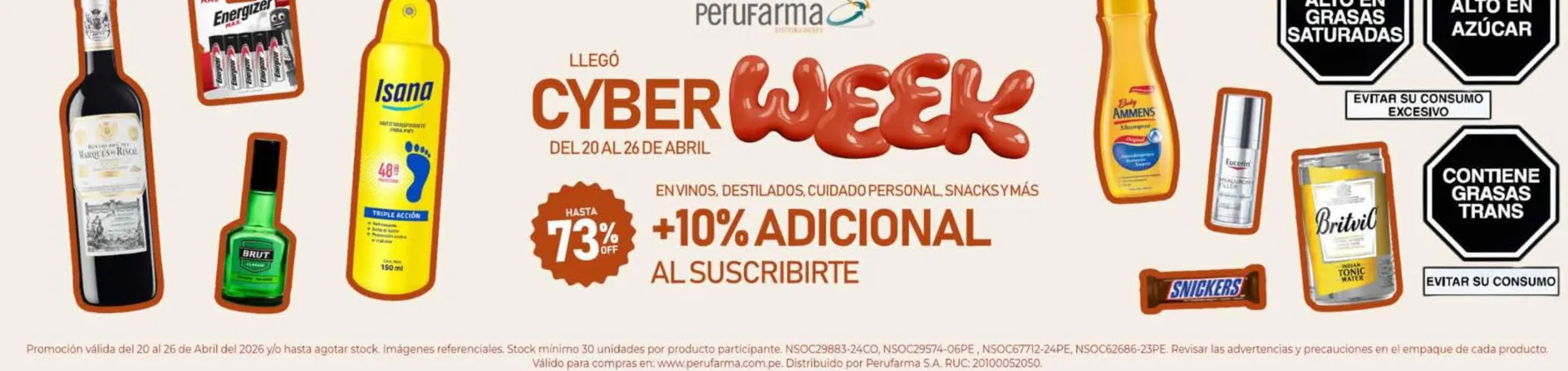 Catalogo de Catálogo Perufarma 21 de abril al 26 de abril 2026 - Pag 1