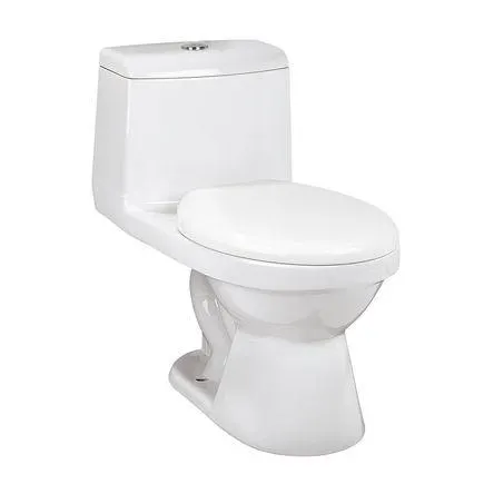 Inodoro One Piece Cerámico Trebol Savona Lux Puls Blanco