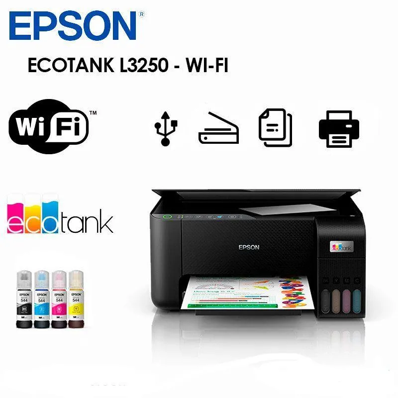 IMPRESORA MULTIFUNCIONAL EPSON ECOTANK L3250 WIFI