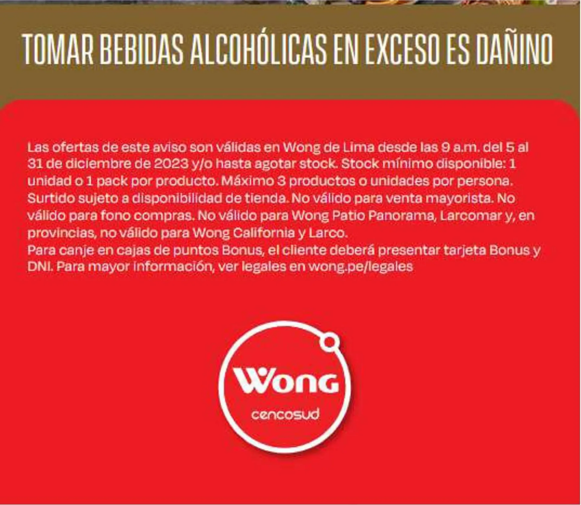 Catalogo de Catálogo Wong 6 de diciembre al 31 de diciembre 2023 - Pag 3