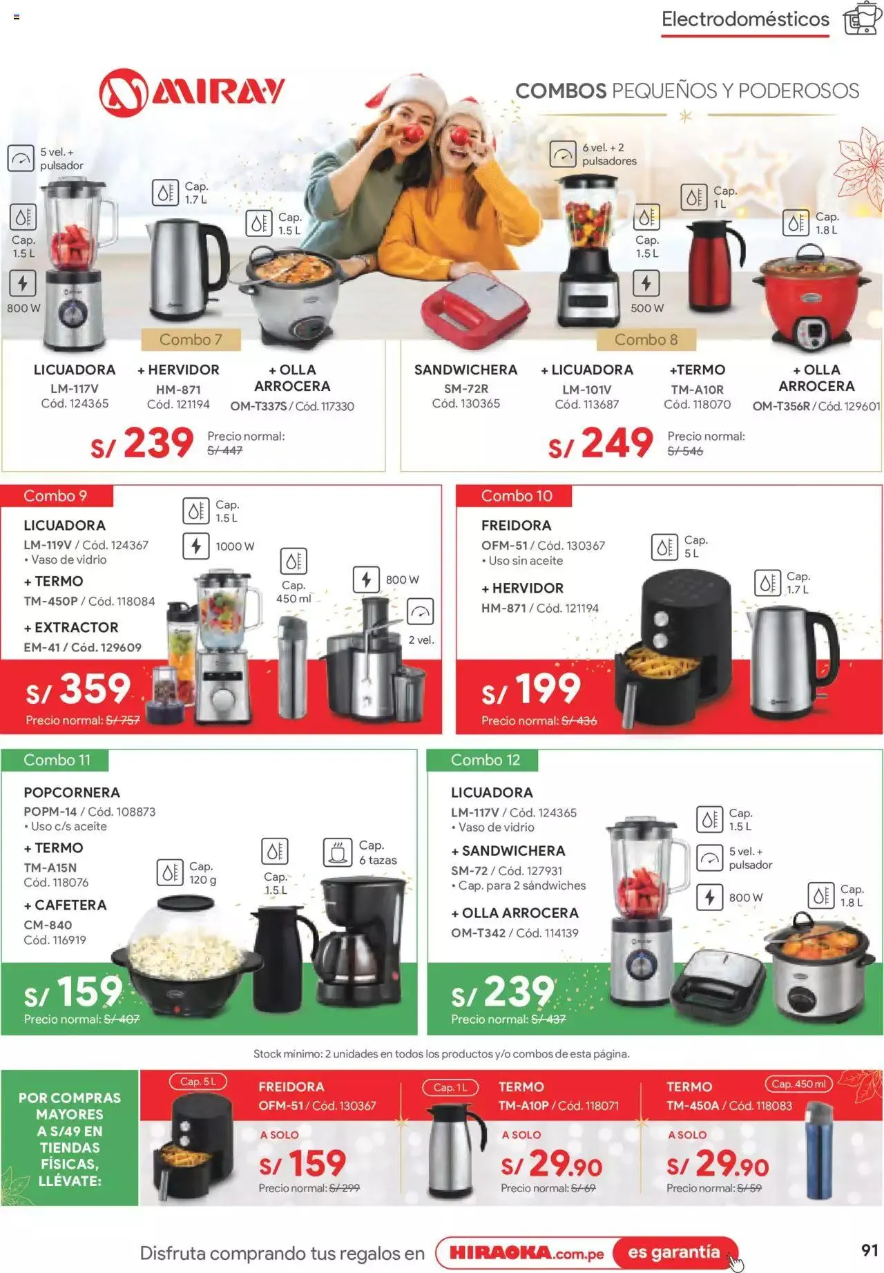 Catalogo de Catálogo Hiraoka 12 de diciembre al 31 de diciembre 2023 - Pag 91