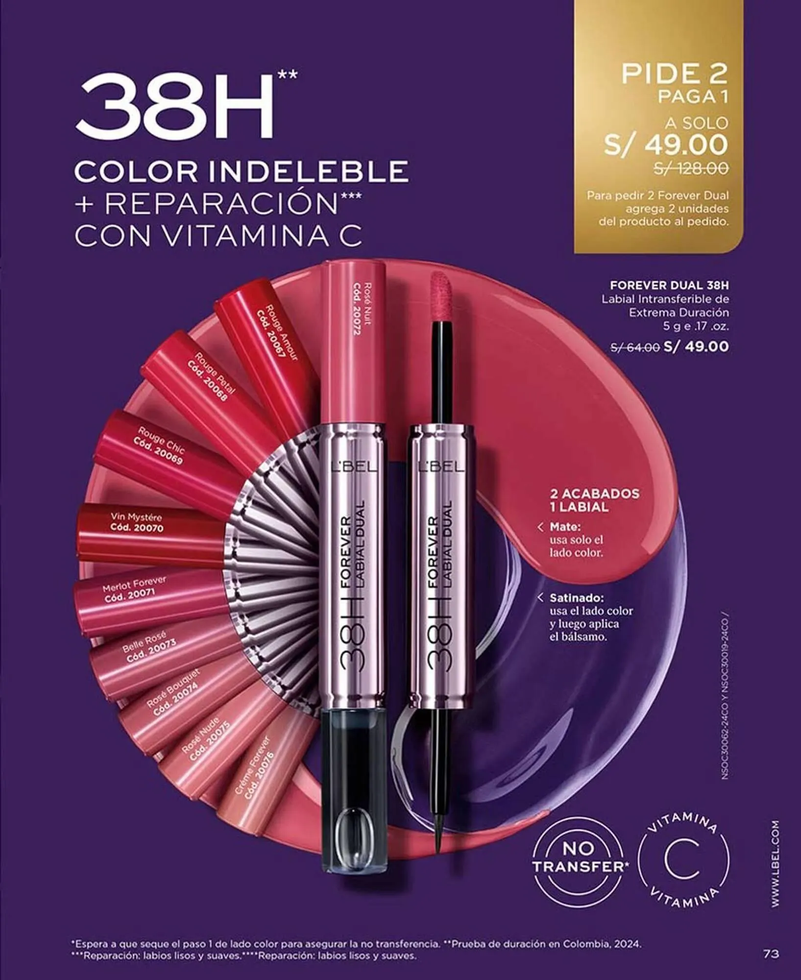 Catalogo de Catálogo L'Bel 28 de enero al 15 de marzo 2025 - Pag 73