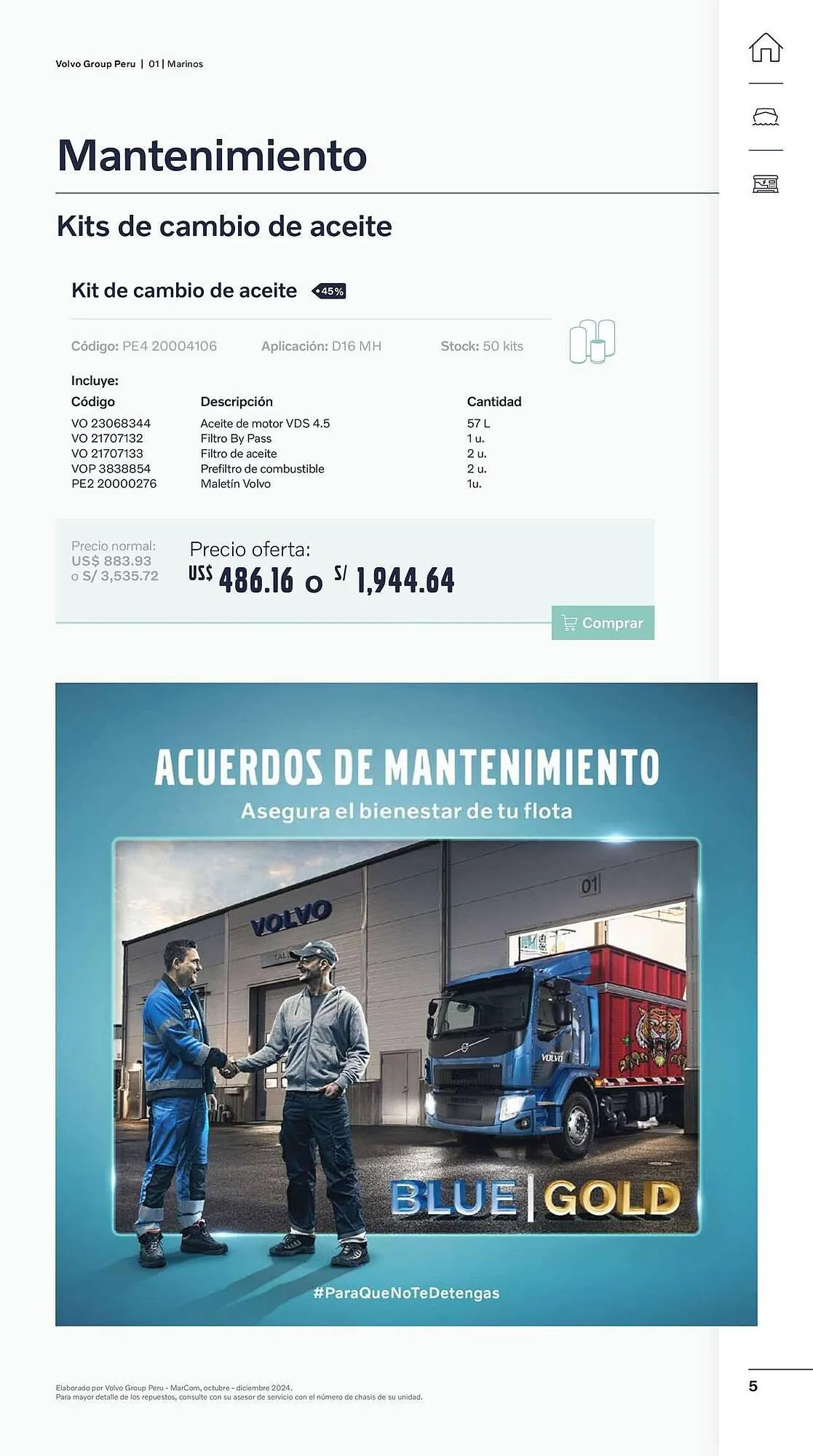 Catalogo de Catálogo Volvo 29 de octubre al 31 de diciembre 2024 - Pag 5