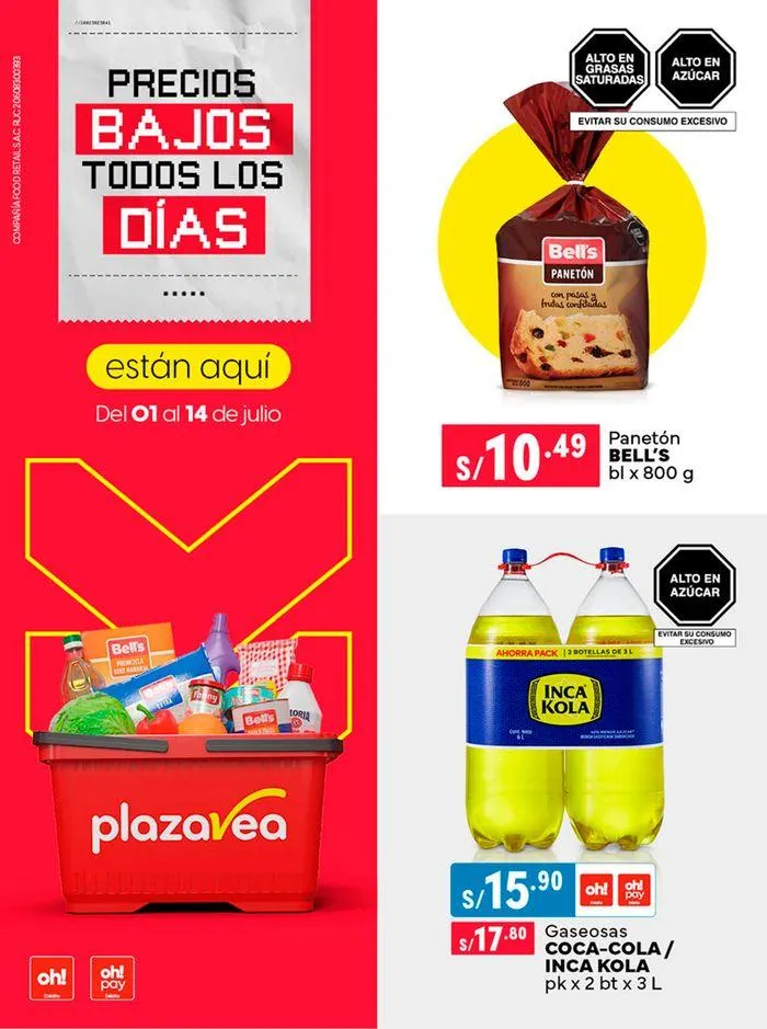 Catalogo de Plaza Vea INSERTO ABAFRES 16 2 de julio al 14 de julio 2024 - Pag 1