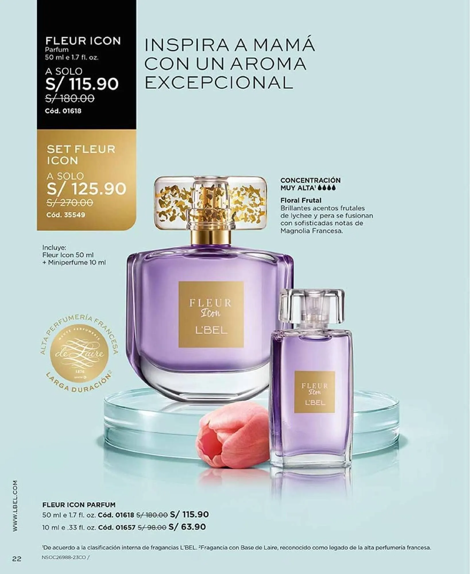 Catalogo de Catálogo L'Bel 15 de abril al 15 de mayo 2025 - Pag 22