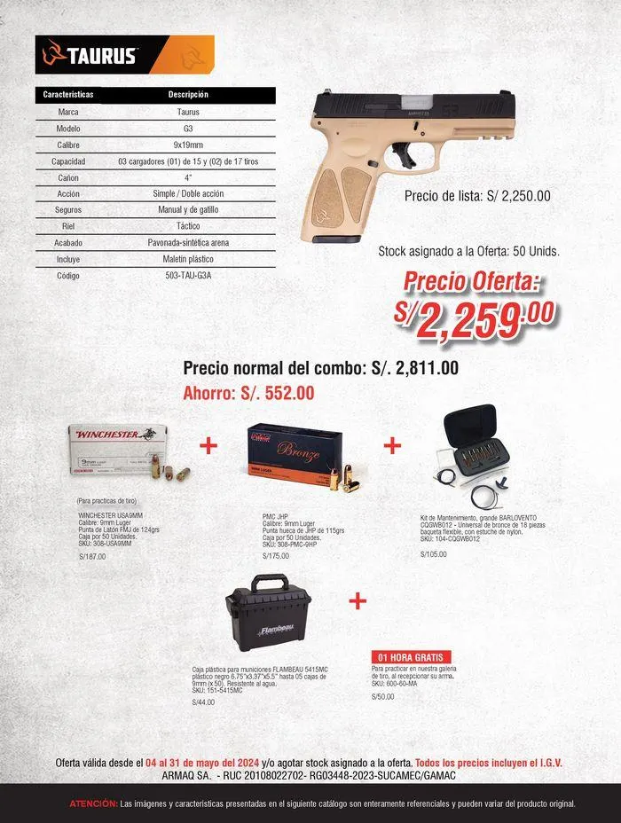 Catalogo de Oferta de Pistolas 9 de mayo al 31 de mayo 2024 - Pag 2