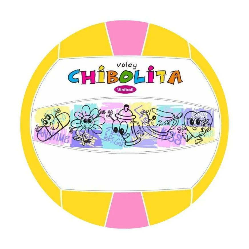 Pelota De Vóley Viniball Semideportiva Smiles Surtido